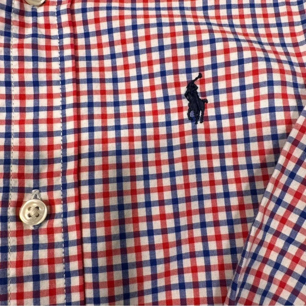 Ralph Lauren LOT Of 2 Boys Button Down Shirts Sz 3T 1 Short Sleeve 1 Long Sleeve
